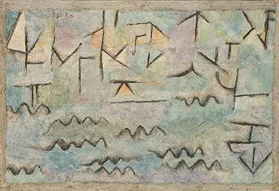 The Rhine at Duisburg Paul Klee